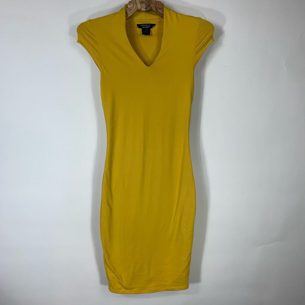 Gold Fitted BodyCon Dress Sz Small